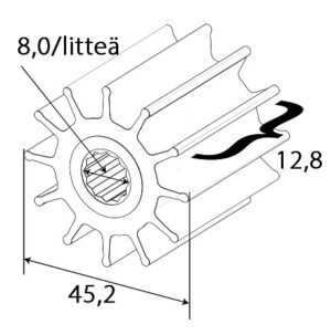 IMPELLER FOR F3 PUMP 5 9515005618m fullhd jpg