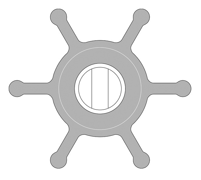 IMPELLER FOR F4 PUMP 1 IMPELLER FOR F4 PUMP