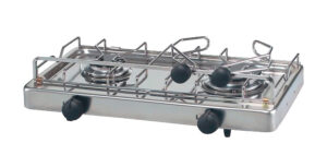 2-BURNER GAS STOVE, TABLETOP MODEL, NO ELECTRIC IGNITION