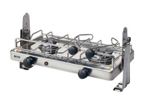 2-BURNER GAS STOVE, WITH BALANCED BRACKET