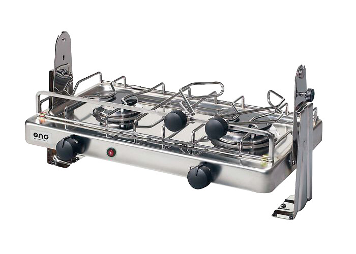 2-BURNER GAS STOVE, WITH BALANCED BRACKET 1 2-BURNER GAS STOVE, WITH BALANCED BRACKET