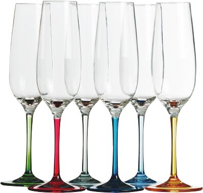 PARTY CHAMPAGNE GLASS 6PCS/PACK 200ML 1 PARTY CHAMPAGNE GLASS 6PCS/PACK 200ML