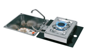 GAS STOVE WITH SINK SQUARE
