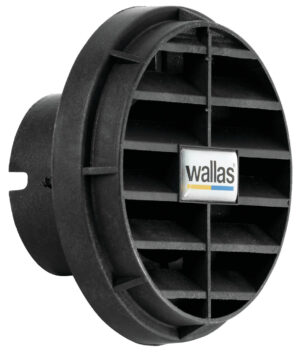 BLACK WALLAS BLOW GRILLE, 60MM