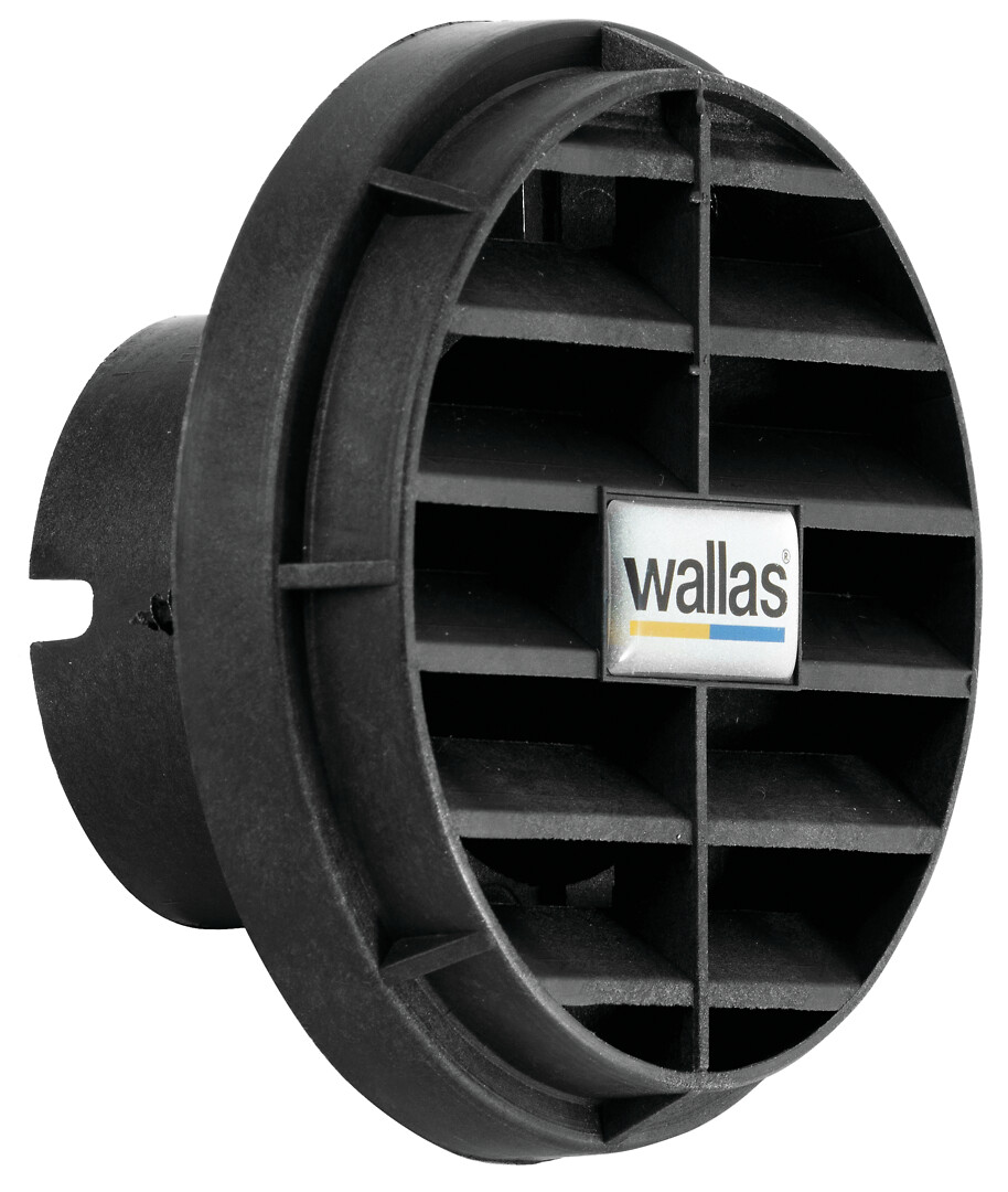 BLACK WALLAS BLOW GRILLE, 60MM 1 BLACK WALLAS BLOW GRILLE, 60MM