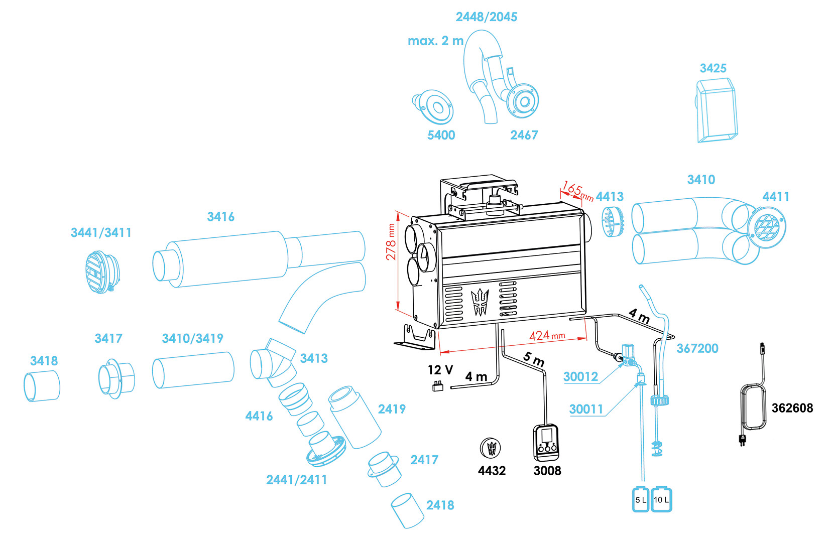 WALLAS SPARTAN AIR DIESEL HEATER 2 WALLAS SPARTAN AIR DIESEL HEATER - Image 2
