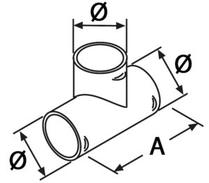 90 DEGREE BRANCH 60x110MM