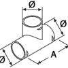90 DEGREE BRANCH 90x110MM