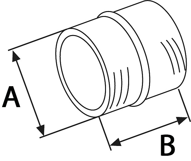 BLACK EXTENSION PIECE 60x50MM 1 BLACK EXTENSION PIECE 60x50MM