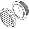 STRAIGHT AIR NOZZLE 90MM, BLACK