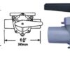 THREE-WAY TAP 38MM