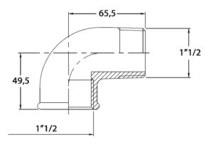 THREADED ELBOW 90 1 1/2'' CR BRASS 5 9515010126m fullhd