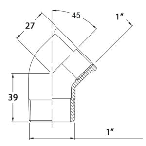 CORNER PIECE 45 1' CR BRASS 5 9515010136m fullhd
