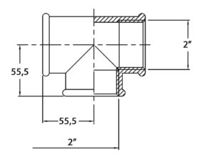 T-PIECE 3/4' CR BRASS 5 9515010148m fullhd