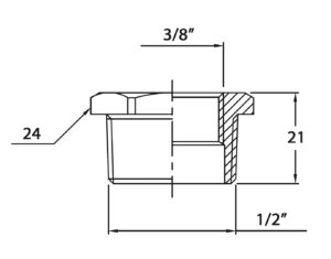 FITTING 1/2' X 3/8' CR BRASS 5 9515010160m fullhd