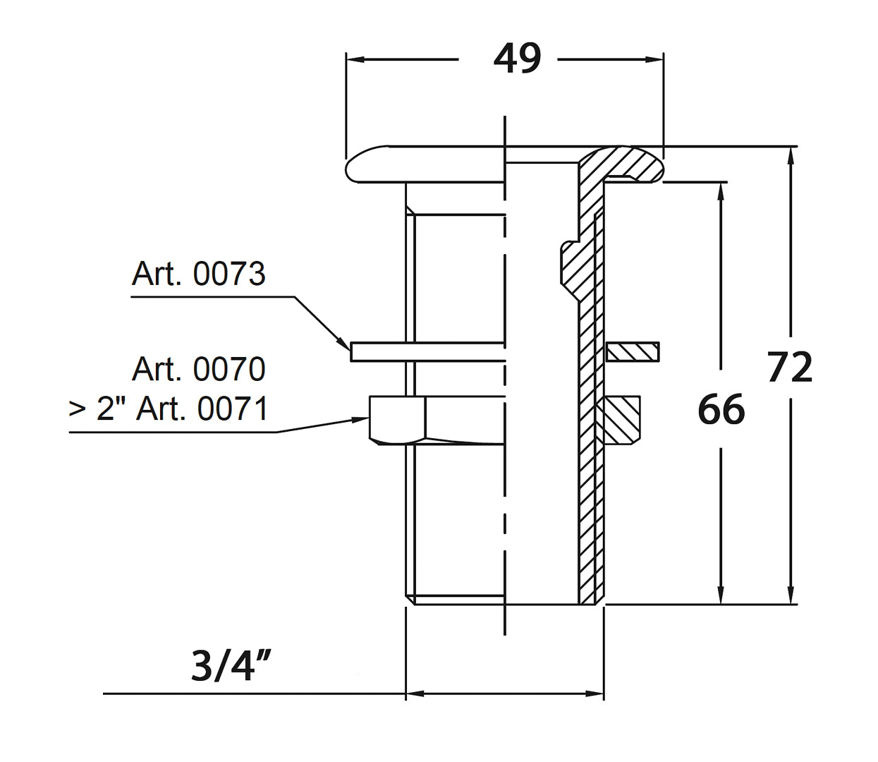THROUGHOUT 3/4' CR BRASS 3 THROUGHOUT 3/4' CR BRASS - Image 3