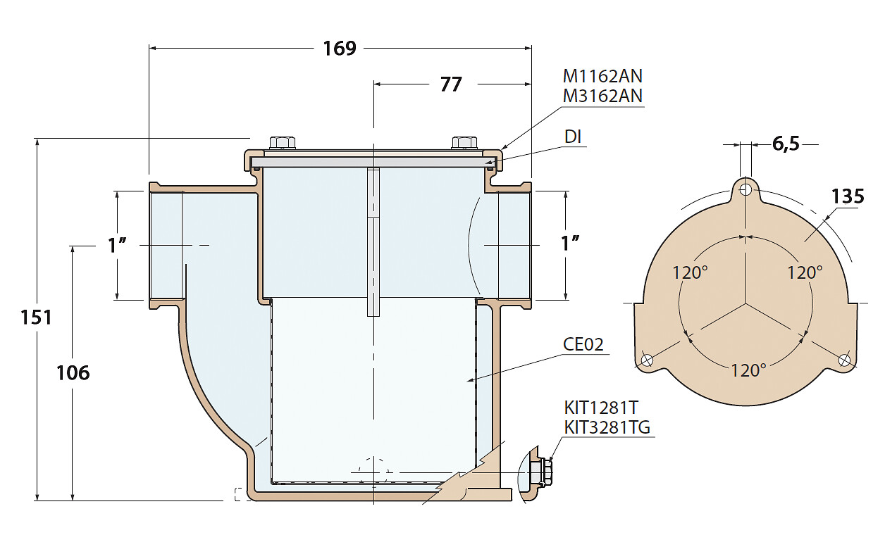 SEAWATER FILTER 1' 3 SEAWATER FILTER 1' - Image 3