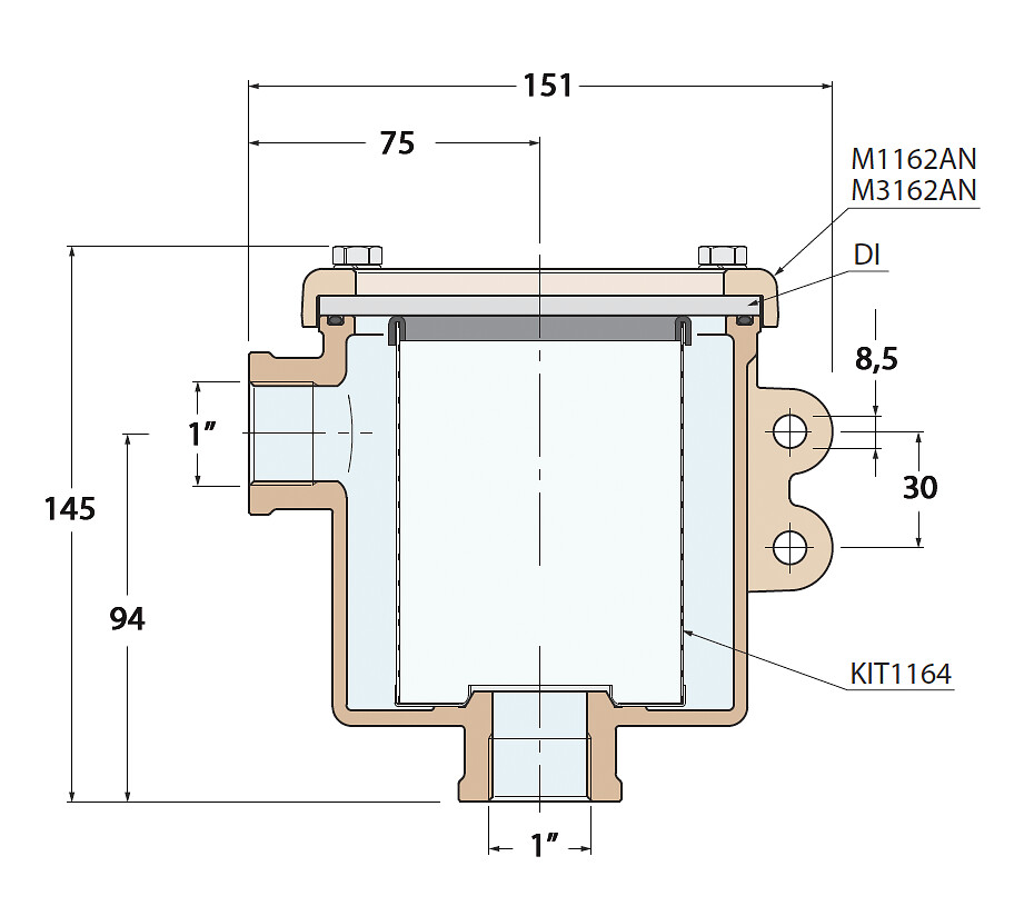 SEAWATER FILTER 1' 3 SEAWATER FILTER 1' - Image 3
