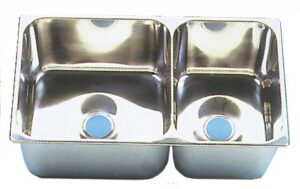 DOUBLE STAINLESS STEEL WASHBASIN