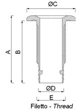 THROUGH FOR 1/2' HOSE, CHROME-PLATED BRASS 4 THROUGH FOR 1/2' HOSE, CHROME-PLATED BRASS - Image 4