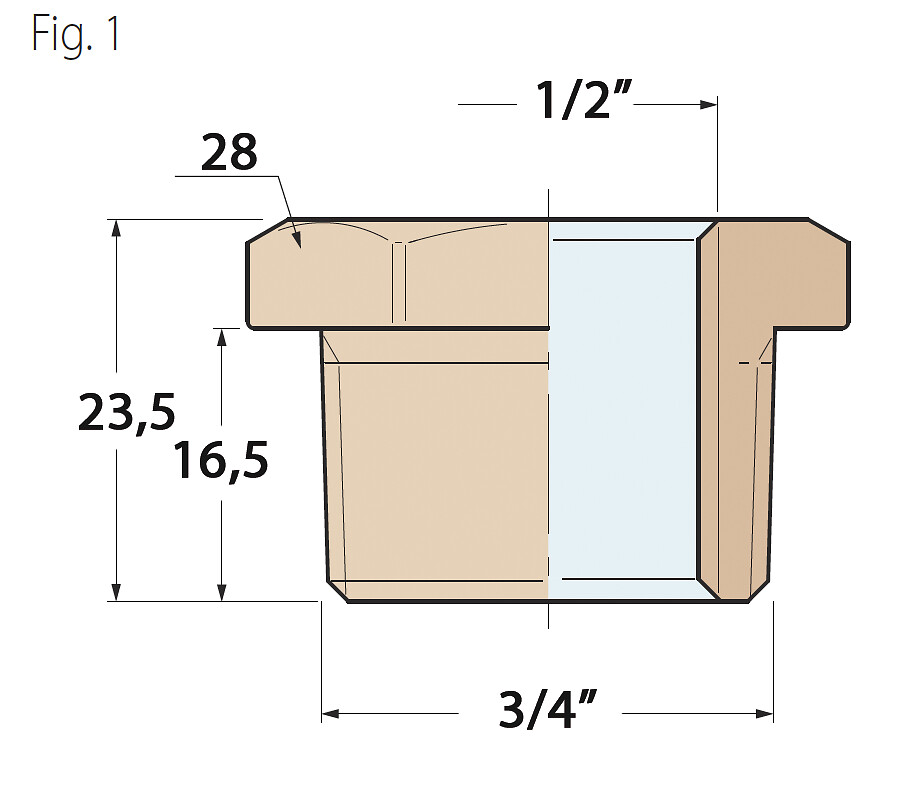 FITTING 3/4'x1/2, BRONZE, MALE/FEMALE 3 FITTING 3/4'x1/2, BRONZE, MALE/FEMALE - Image 3