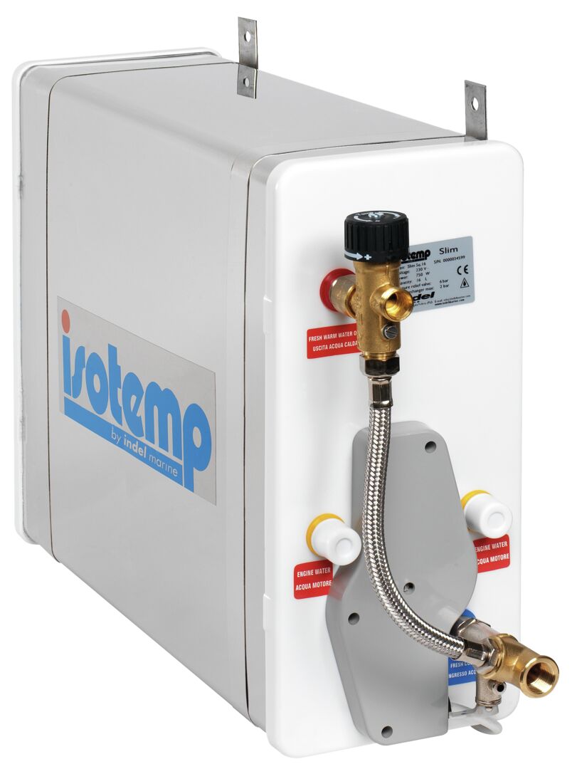 HOT WATER TANK SQUARE 16L WITH THERMOSTATIC VALVE 1 HOT WATER TANK SQUARE 16L WITH THERMOSTATIC VALVE