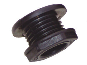 DRAIN PIPE BLACK PLASTIC, 24MM