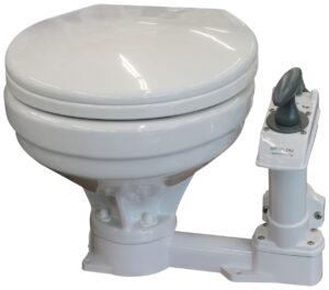 AQUA T MANUAL TOILET, LARGE BOWL