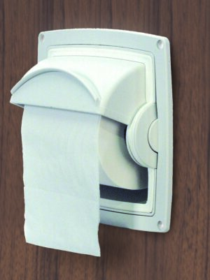 TOILET PAPER HOLDER WITH LID