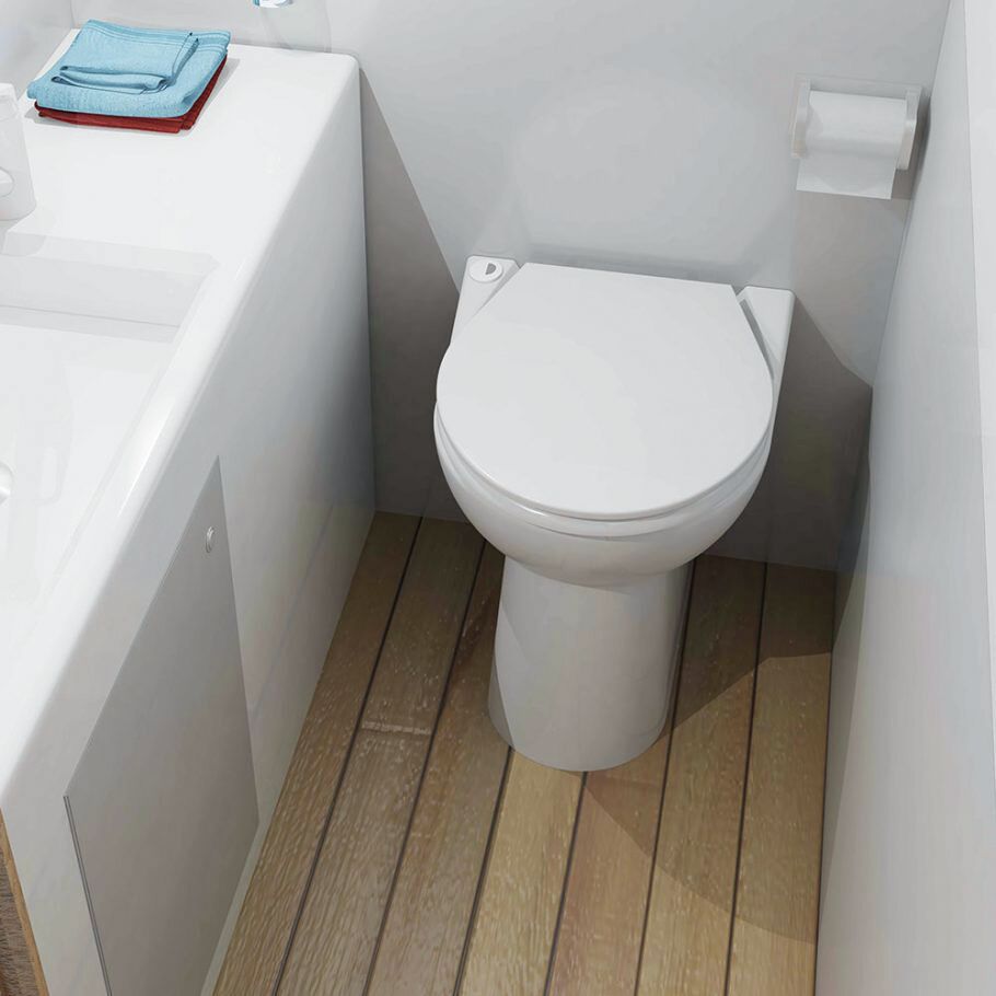 SANIMARIN 43 COMFORT LUXE WATER TOILET, <br />12V (300W) 1 SANIMARIN 43 COMFORT LUXE WATER TOILET, <br />12V (300W)