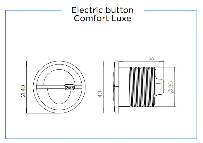 ELECTRONIC PUSH BUTTON COMFORT LUXE 3 ELECTRONIC PUSH BUTTON COMFORT LUXE - Image 3