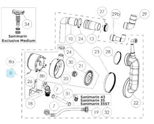 MOTOR UNIT SN35 12V