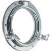 SHIP WINDOW CHROME-PLATED BRASS 207MM