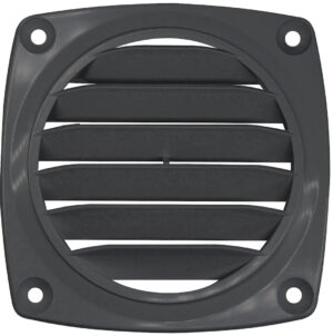 VALVE GRILLE ABS PLASTIC, BLACK