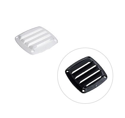 POLYPROPYLENE VALVE 85x85MM, BLACK 1 POLYPROPYLENE VALVE 85x85MM, BLACK