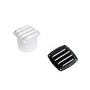 VALVE GRILLE 85x85MM, MATT BLACK
