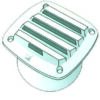 VALVE GRILLE 125x125MM, MATT WHITE 2 9515028129 fullhd