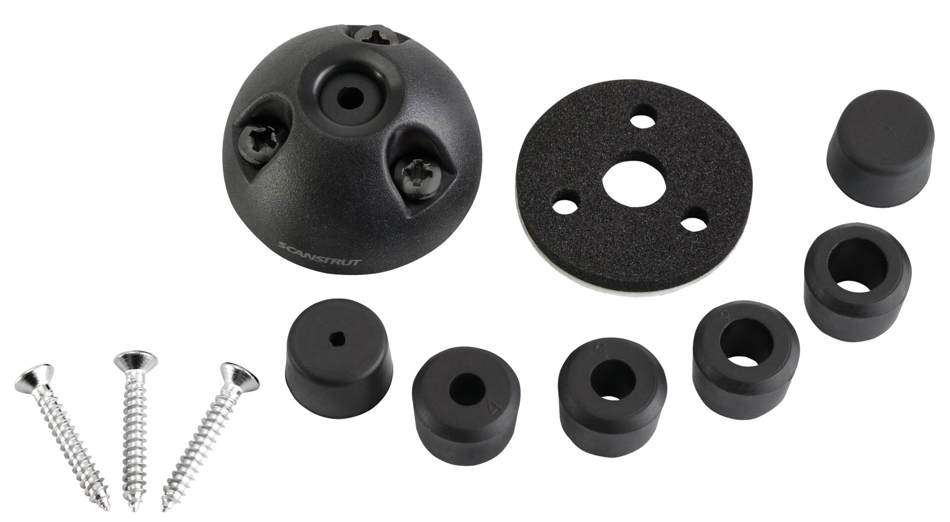 DECKSEAL MICRO CABLE GLAND, BLACK 1 DECKSEAL MICRO CABLE GLAND, BLACK