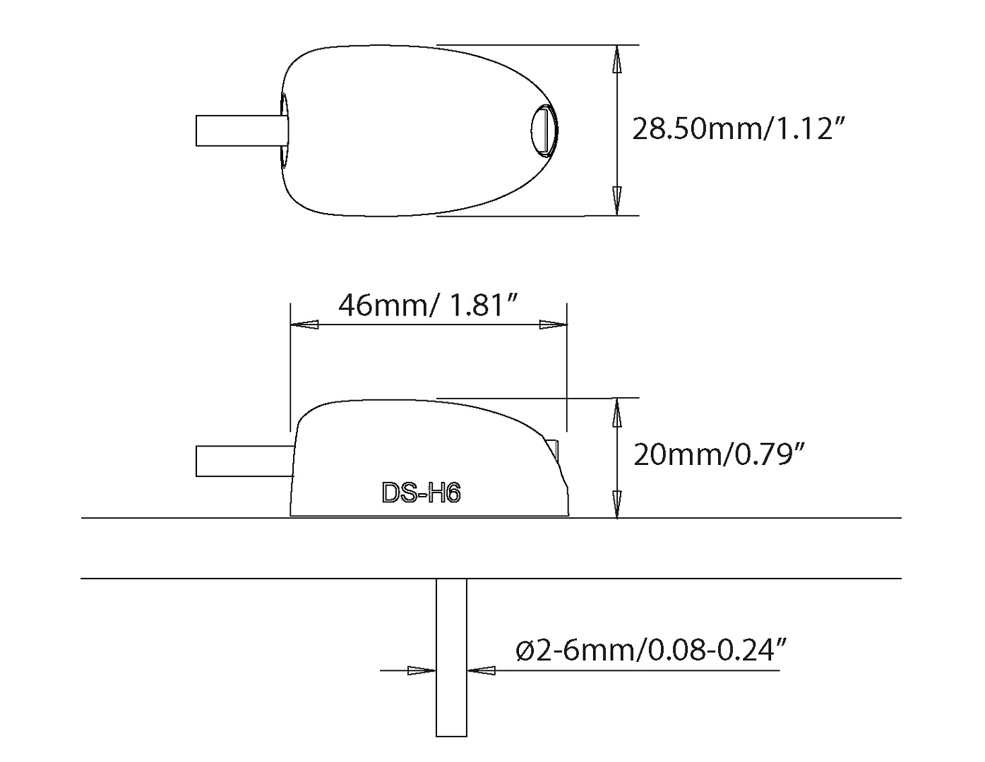 CABLE GLAND 2-6MM, HORIZONTAL, BLACK 5 CABLE GLAND 2-6MM, HORIZONTAL, BLACK - Image 5