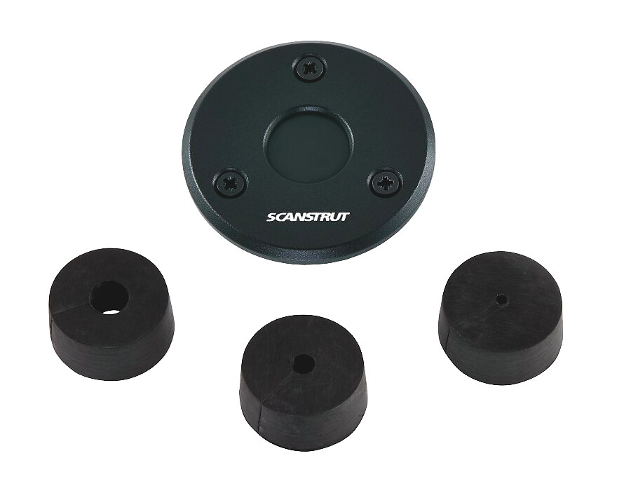 DECKSEAL MINI LOW PROFILE CABLE GLAND, ROUND, BLACK 2 DECKSEAL MINI LOW PROFILE CABLE GLAND, ROUND, BLACK - Image 2
