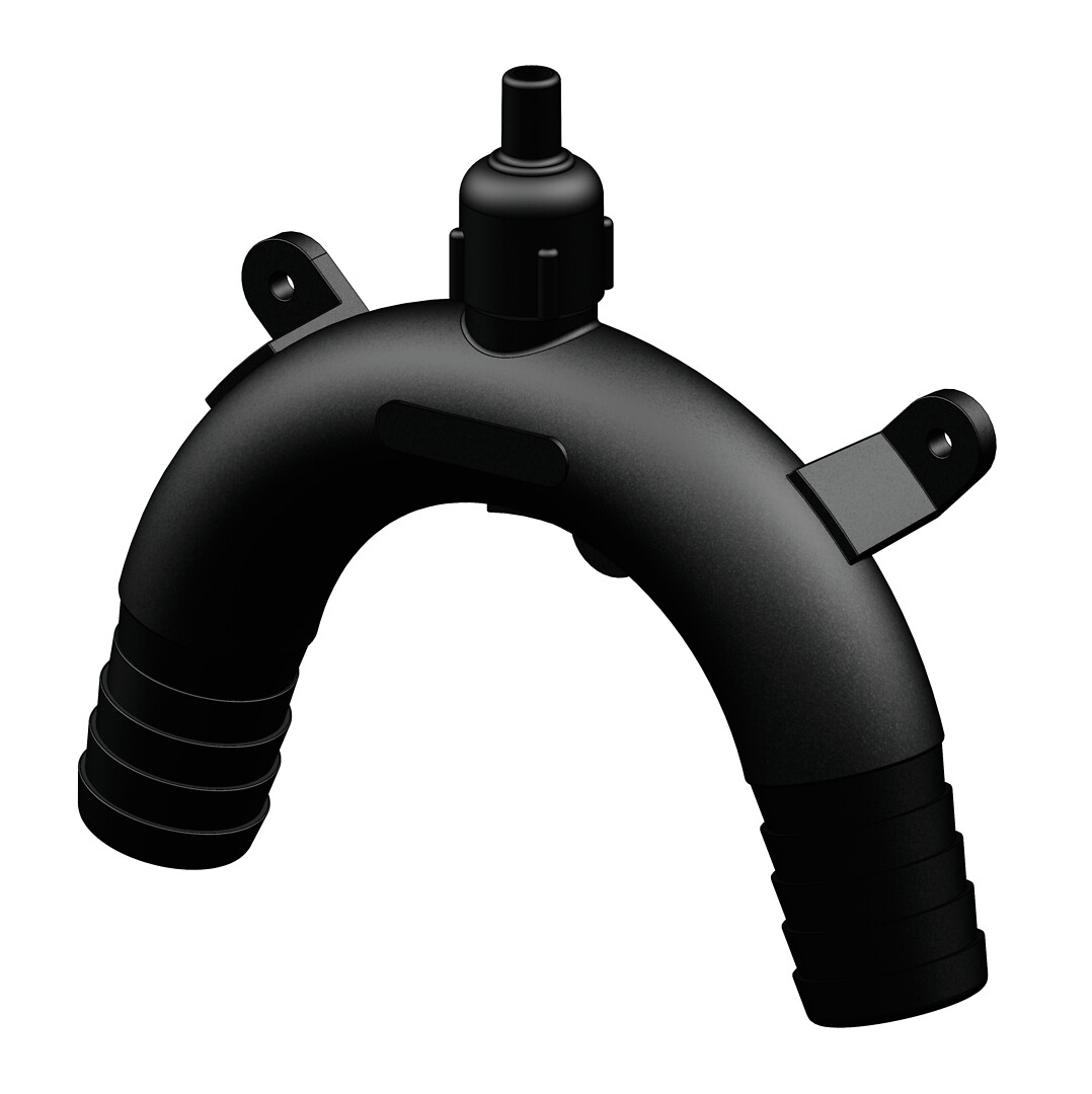 ANTI-SPLASH VALVE 25 MM BLACK 1 ANTI-SPLASH VALVE 25 MM BLACK