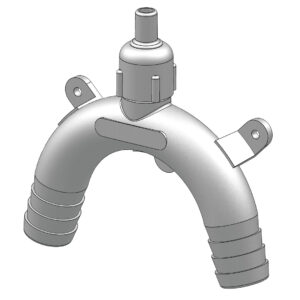 ANTI-SPLASH VALVE 19 MM WHITE