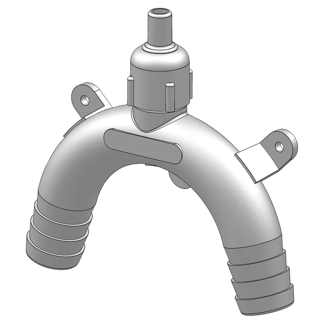 ANTI-SPLASH VALVE 19 MM WHITE 1 ANTI-SPLASH VALVE 19 MM WHITE