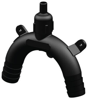 ANTI-SPLASH VALVE 19 MM BLACK