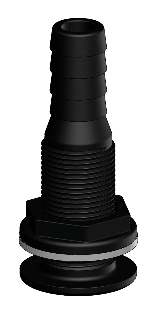THROUGH-OUT HOSE CONNECTOR 19MM 3/4'' 1 THROUGH-OUT HOSE CONNECTOR 19MM 3/4''