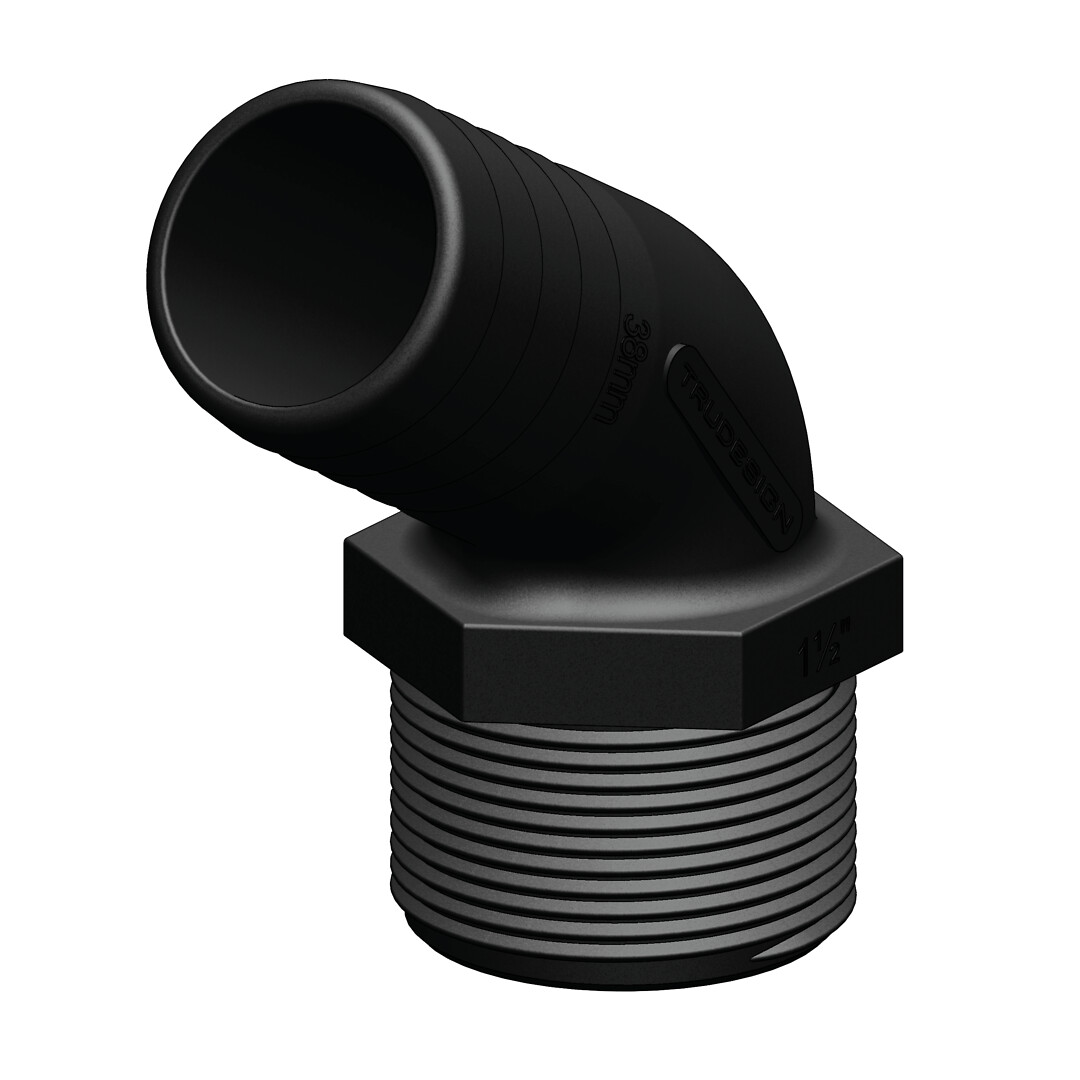 HOSE CONNECTOR 120° ANGLE, 1 1/2' 38MM 1 HOSE CONNECTOR 120° ANGLE, 1 1/2' 38MM