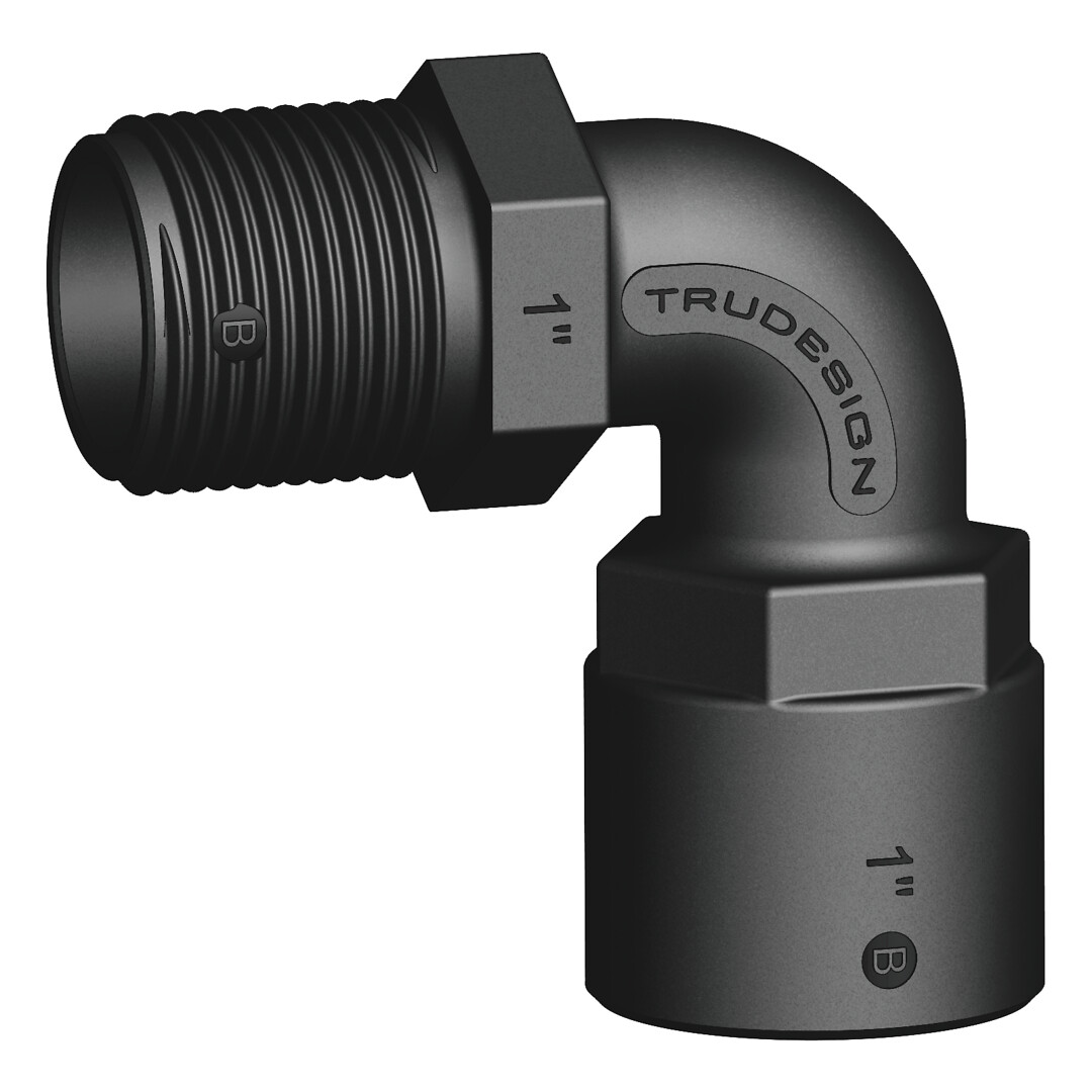 ELBOW CONNECTOR MALE/FEMALE 1' THREADED 90 DEGREES 1 ELBOW CONNECTOR MALE/FEMALE 1' THREADED 90 DEGREES