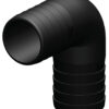 BLACK ELBOW 90° 38MM