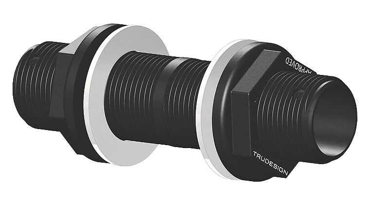 BULKHEAD THROUGH 1'' BLACK 1 BULKHEAD THROUGH 1'' BLACK