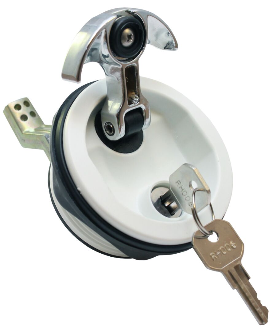 BODY TENSIONER WITH LOCK, WHITE 1 BODY TENSIONER WITH LOCK, WHITE